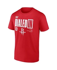 Fanatics Men's Athletic Red Houston Rockets 2025 Southwest Division Champions Locker Room T-Shirt