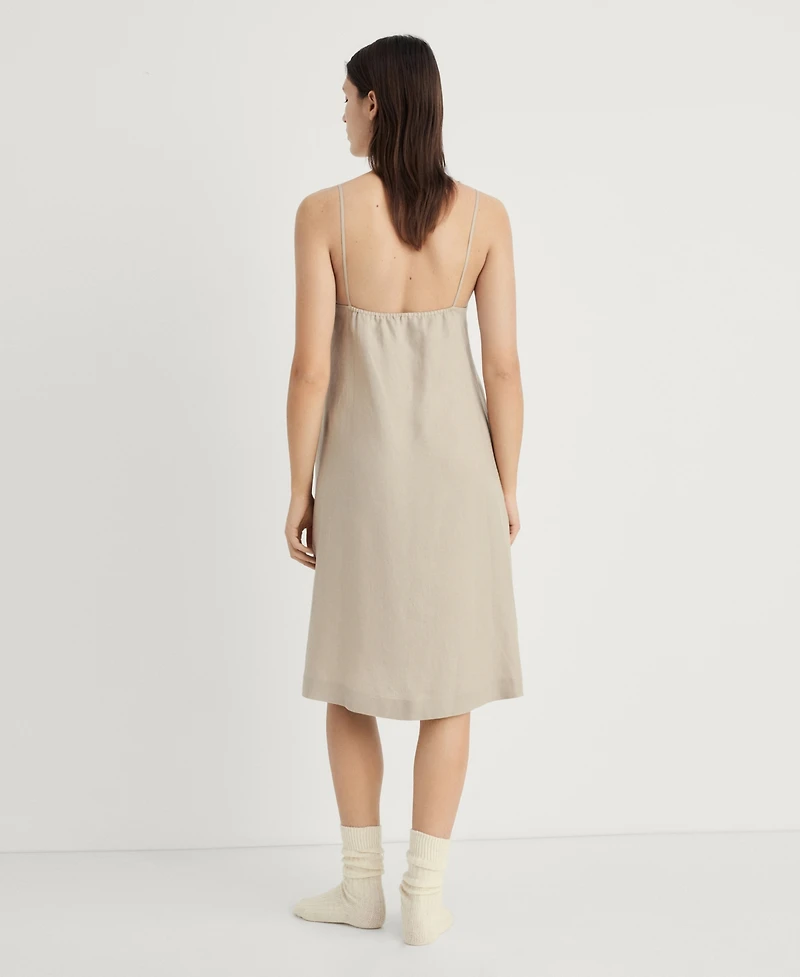 Mango Women's Linen Nightgown
