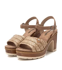 Women's Ankle Strap Heeled Sandals Refresh By Xti