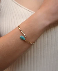 Ettika Turquoise Solstice Cuff Bracelet