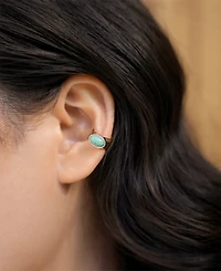 Ettika Turquoise Solstice Cuff Earrings
