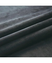 Heavyweight Wide Width 84-Inches Velvet Curtains Grommet Top (Single