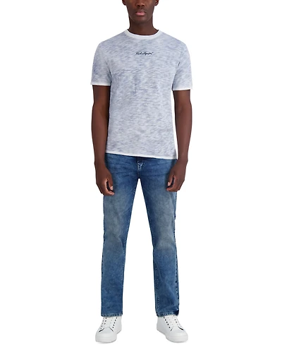 Karl Lagerfeld Paris Men's Chest Signature Slub T-Shirt