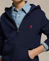 Polo Ralph Lauren Big Boys Cotton Fleece Zip Up Hoodie