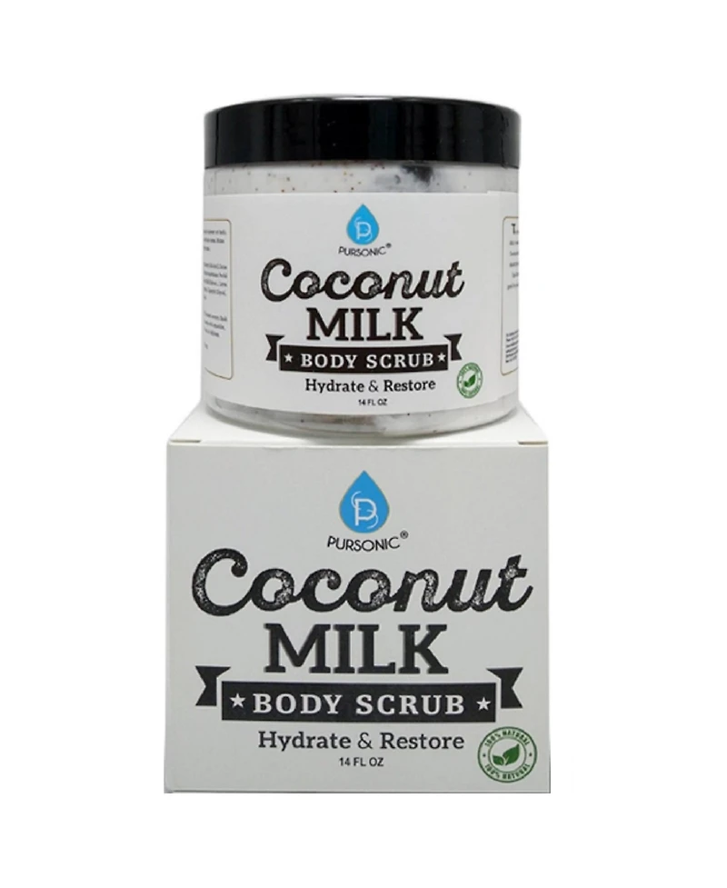 100% Natural Coconut Milk Body Scrub 14oz