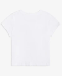 With Jules Big Girls Multi Bow Graphic Cotton T-Shirt