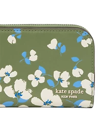 Kate Spade New York Devin Painterly Bouquet Small Leather Wallet