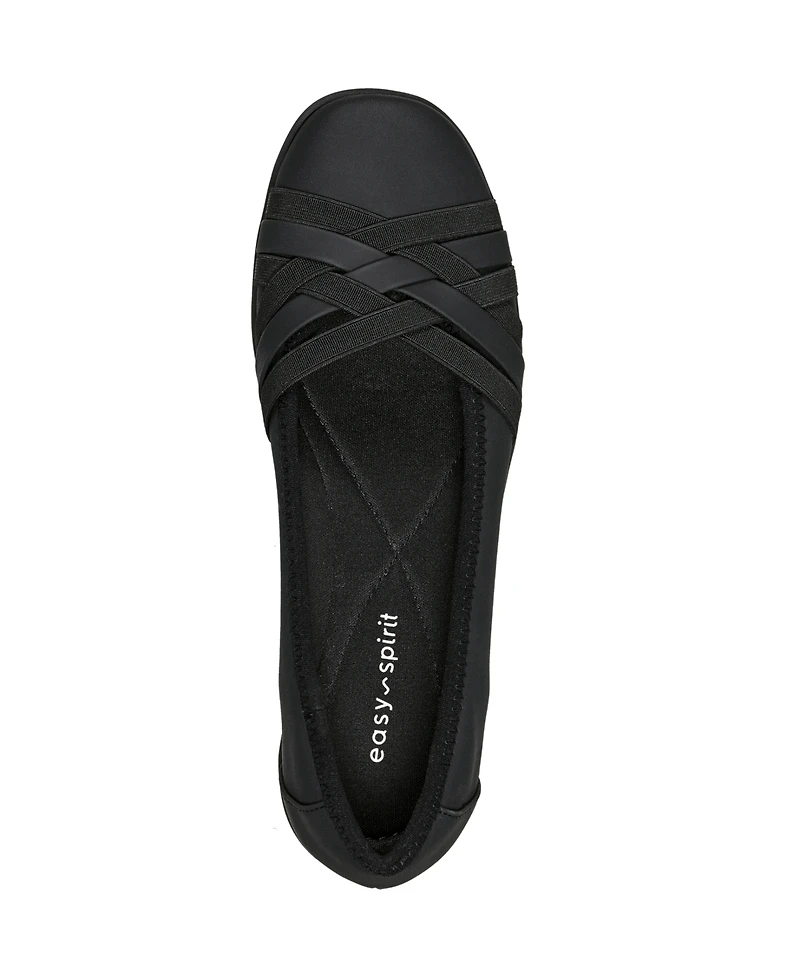 Easy Spirit Women's Avva Woven Slip-On Ballet Flats