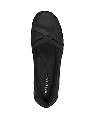 Easy Spirit Women's Avva Woven Slip-On Ballet Flats