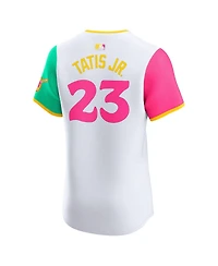 Nike Men's Fernando Tatis Jr. White San Diego Padres City Connect Elite Jersey