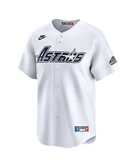 Nike Men's White Houston Astros Throwback Cooperstown Collection Limited Jersey