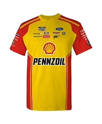 Team Penske Men's Yellow Joey Logano Shell/Pennzoil Uniform T-Shirt