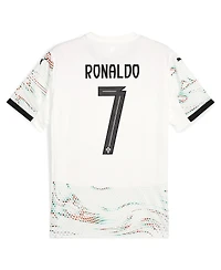 Puma Men's Cristiano Ronaldo White Portugal National Team 2025 Away Replica Jersey