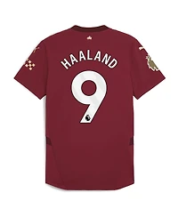 Puma Men's Erling Haaland Burgundy Manchester City 2024/25 Third Authentic Player Jersey