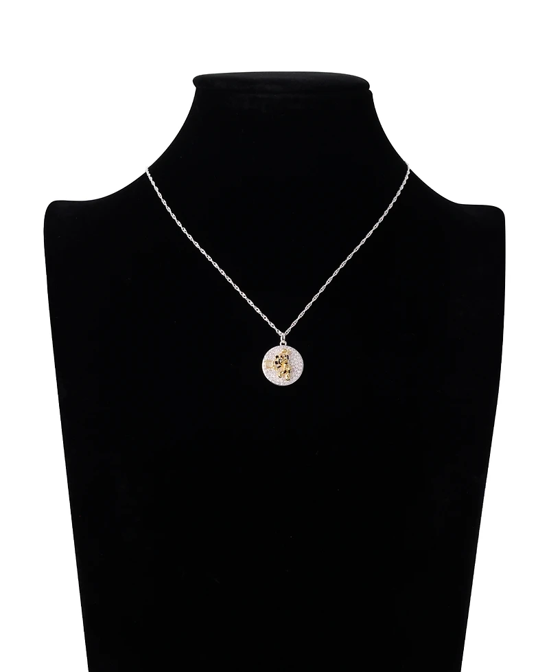 Disney Minnie Mouse Cubic Zirconia Tennis Pendant Necklace