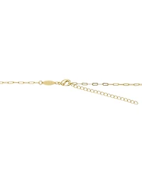 Disney Cubic Zirconia Mickey Mouse Football Charm Necklace