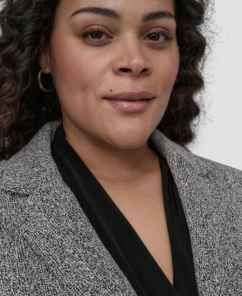 Dkny Plus Double D Topper Blazer