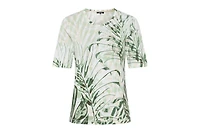 Olsen Women's Embellished Palm Print T-Shirt