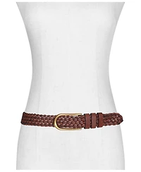Michael Kors 32mm Braided Leather Belt