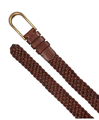 Michael Kors 32mm Braided Leather Belt
