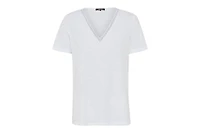 Olsen Women's Modern Eyelet V-Neck T-Shirt