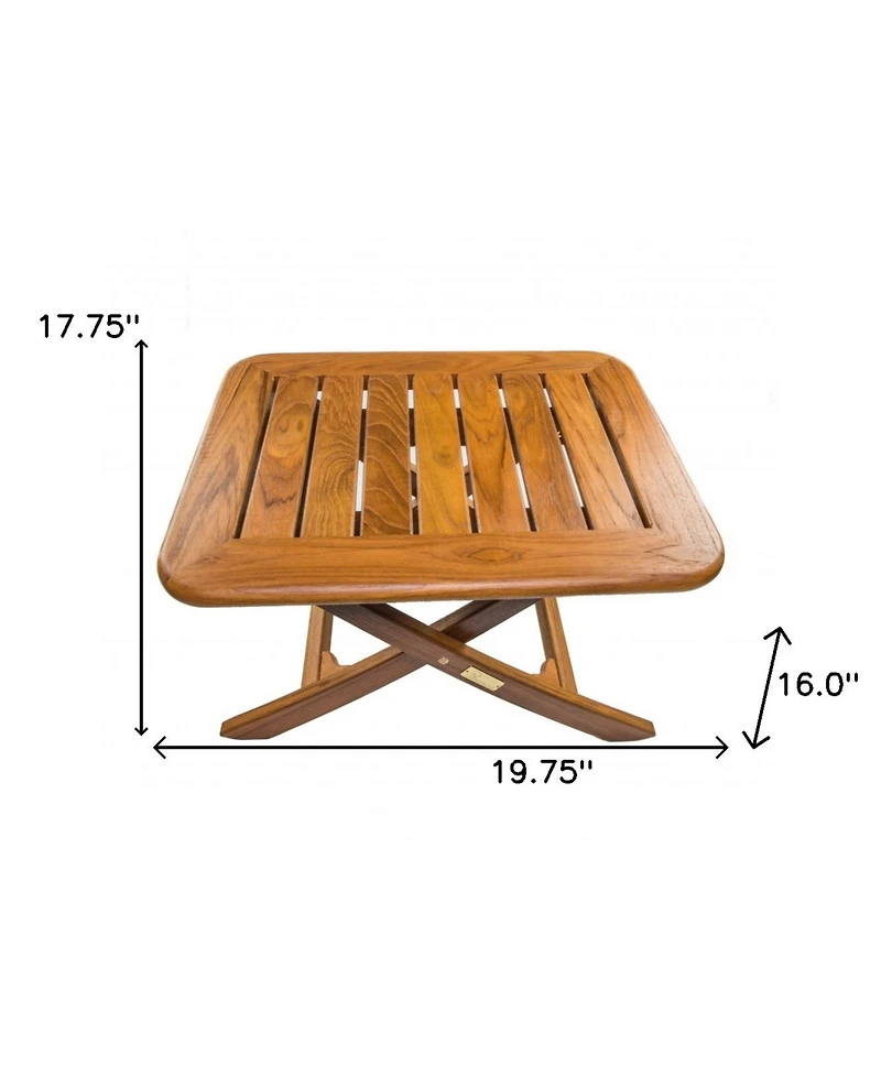 Rectangular Solid Wood End Table for Sofa Side Storage and Home Styling