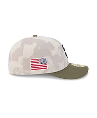 New Era Men's Light Beige/Olive San Diego Padres 2025 Armed Forces Day 59FIFTY Fitted Hat