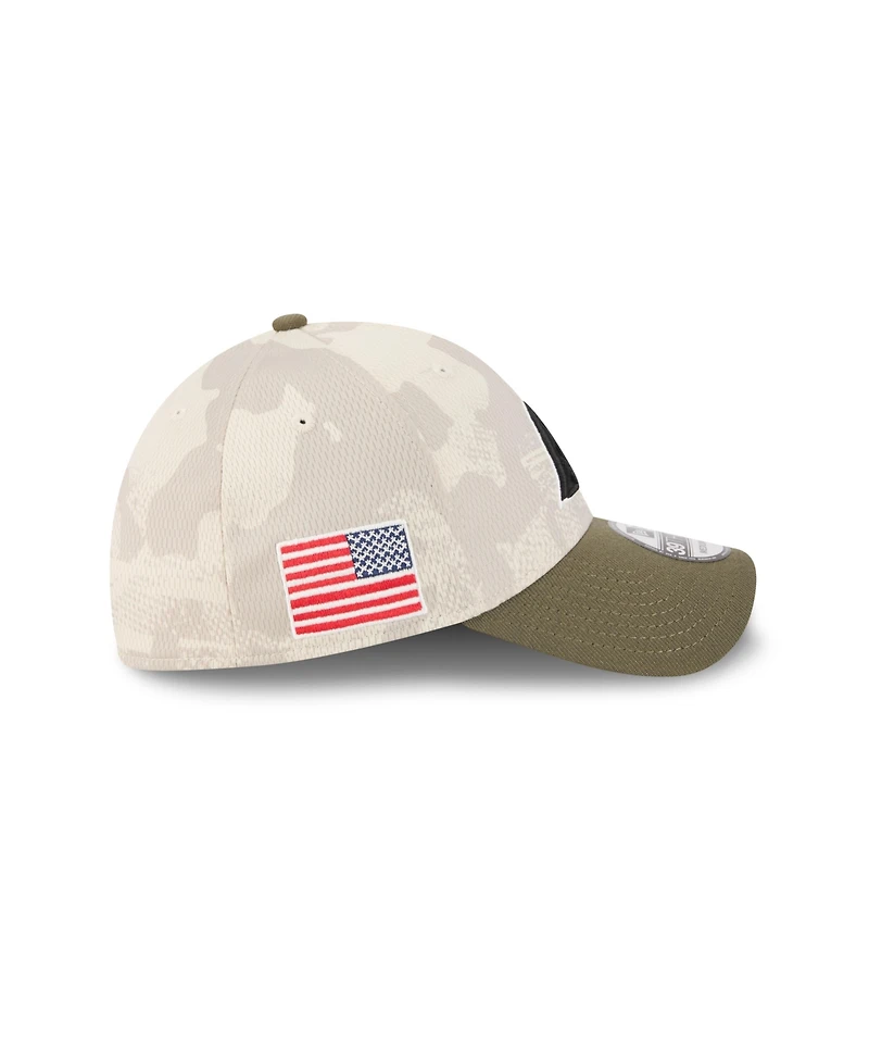 New Era Men's Light Beige/Olive Arizona Diamondbacks 2025 Armed Forces Day 39THIRTY Flex Hat