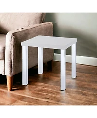 Glossy Square End Table – Stylish Addition to Living Spaces