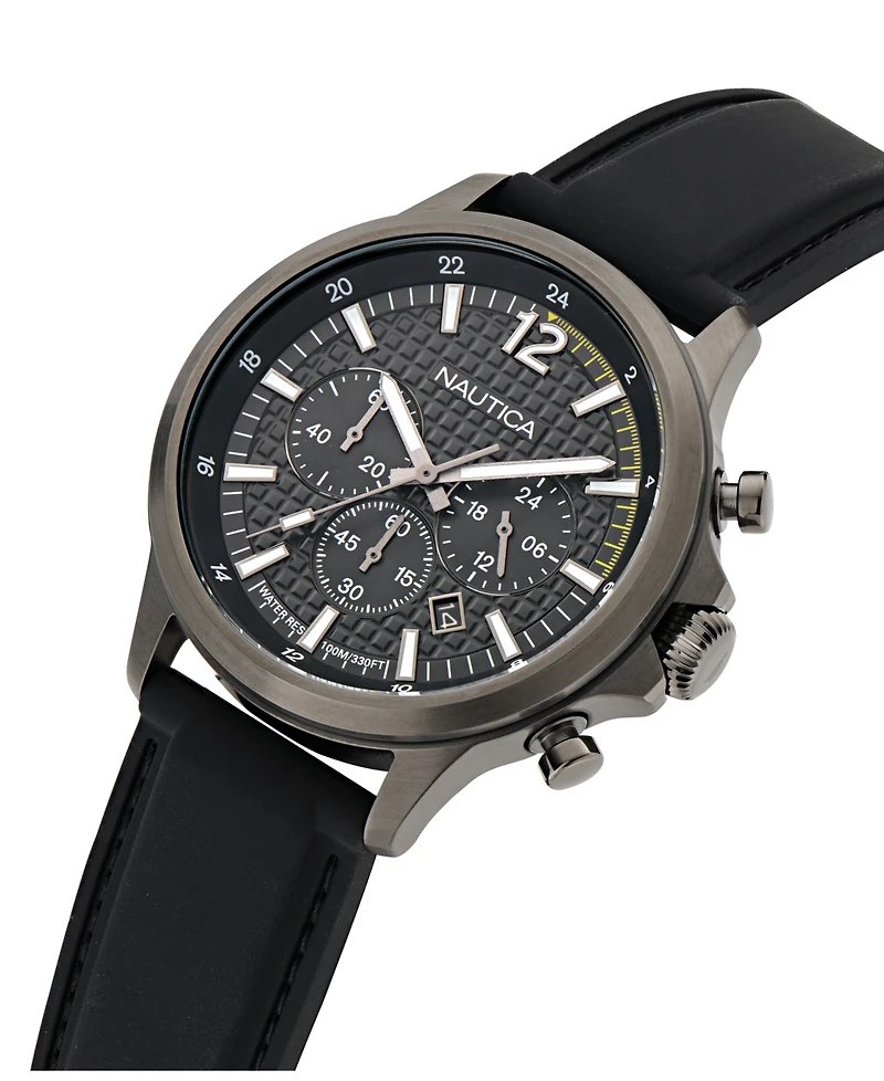 Nautica Men's Chronograph or Date Silicone Watch