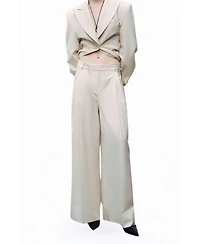 Nocturne Women's Asymmetric Placket Detail Pants