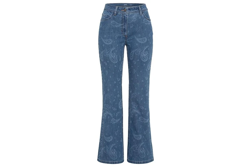 Olsen Women's Mona Fit Paisley Motif Jean