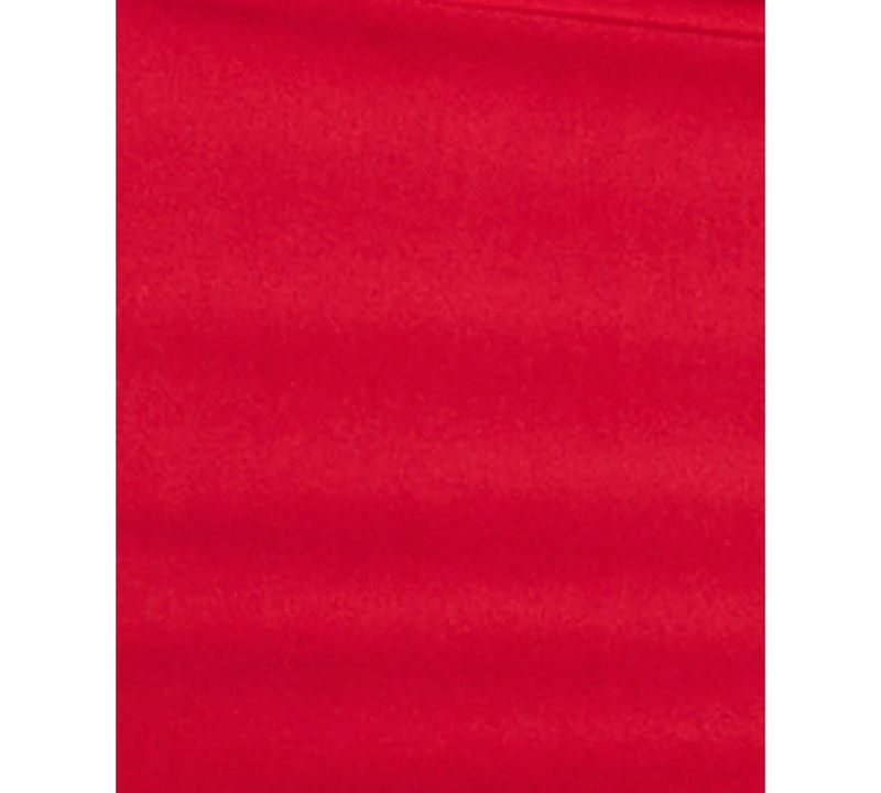 B Darlin Juniors' Notch-Neck Ruched Slit-Front Gown
