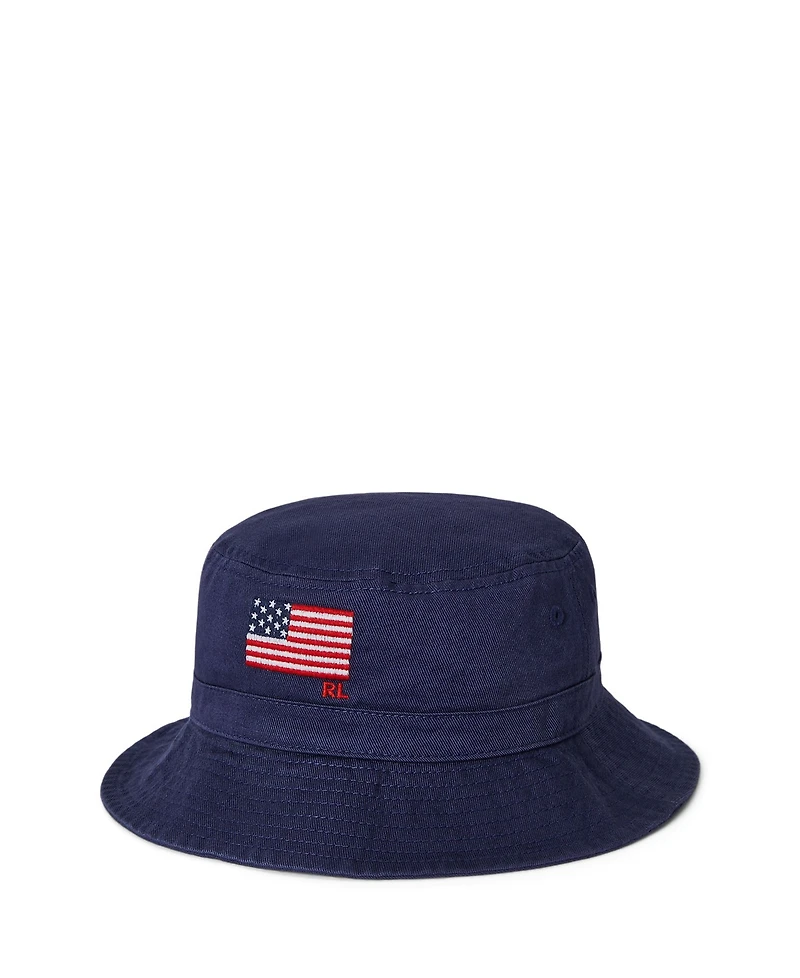 Polo Ralph Lauren Toddler & Little Boys Flag Twill Bucket Hat