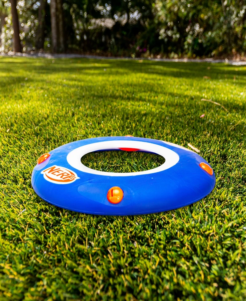 Franklin Sports Nerf Sonic Slinger Kids Soft Flying Disc