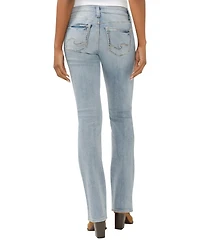 Silver Jeans Co. Women's Suki Mid Rise Curvy Fit Slim Bootcut