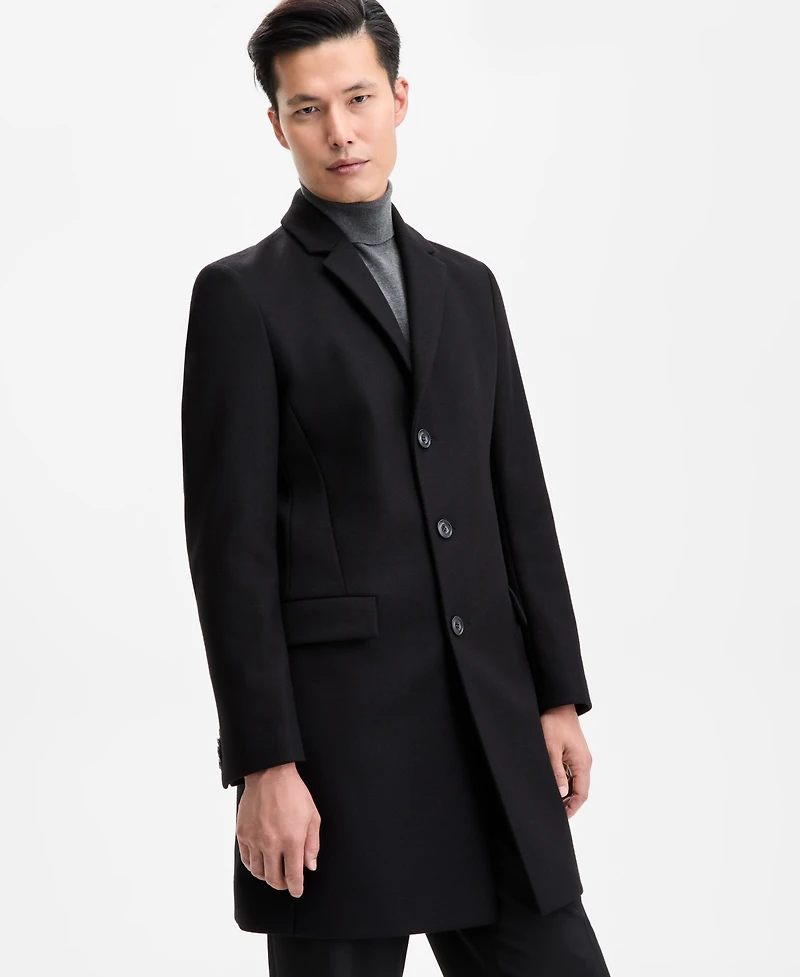 Hugo by Boss Men's Slim-Fit Wool Cashmere Overcoat