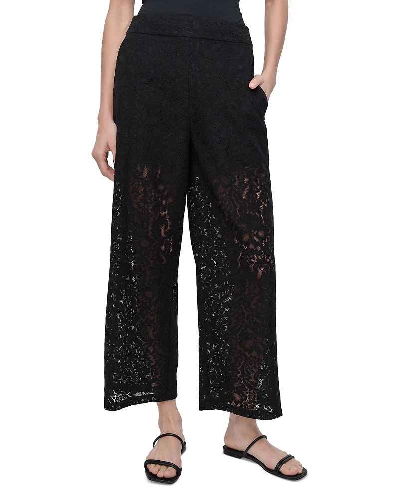 Dkny Jeans Women's Lace Cropped Pants