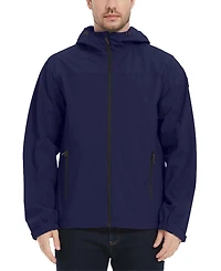 Hawke & Co. Men's All-Season Lightweight Stretch Hooded Rain Jacket