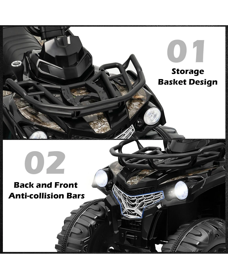 12V Kids Ride On Atv 4 Wheeler with MP3 and Headlights