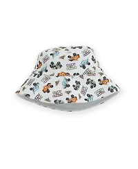 Monster Jam Toddler Boys Romper and Bucket Sun Hat Outfit Set