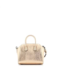 Pre-Owned Givenchy Mini Antigona Bag Embossed Leather