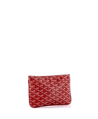 Pre-Owned Goyard Pm Senat Zip Pouch Coated Canvas
