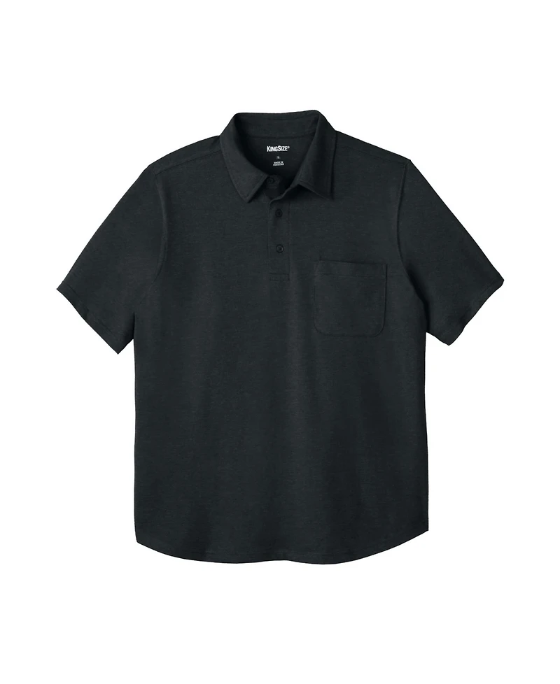 KingSize Big & Tall Silver Cooling Pocket Polo