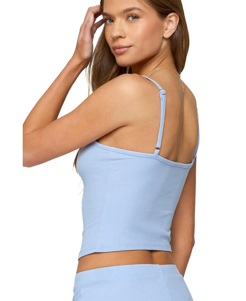 Edikted Women's Olena Lacey Henley Tank Top