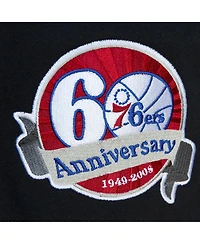 Mitchell & Ness Men's Red Philadelphia 76ers All Over Pullover Sweatshirt