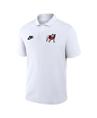 Nike Men's White Georgia Bulldogs Primetime Victory Legacy Vault Logo Performance Polo Shirt