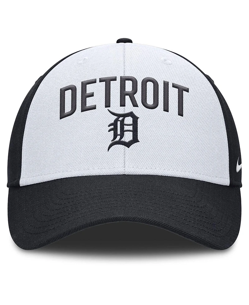 Nike Men's White/Navy Detroit Tigers Club Performance Adjustable Hat