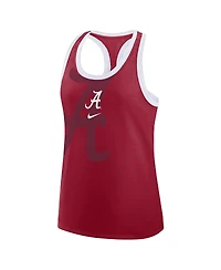 Nike Women's Crimson Alabama Tide Primetime Tri-Blend Racerback Tank Top