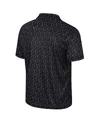 Colosseum Men's Black Colorado Buffaloes Sublimated Golf Polo Shirt